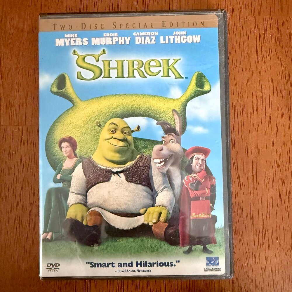 SHREK TWO DISC SPECIAL EDITION DVD COMPLETE DREAMWORKS ANIMATED CLASSIC